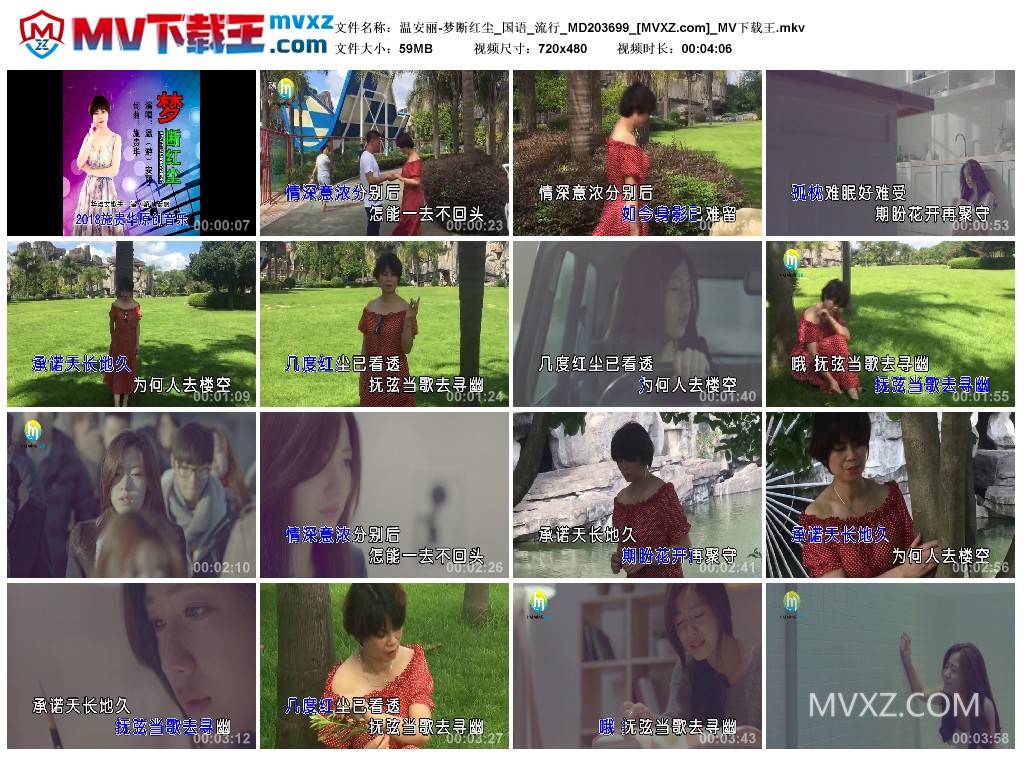 温安丽-梦断红尘_国语_流行_MD203699